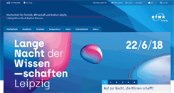 Desktop Screenshot of htwk-leipzig.de